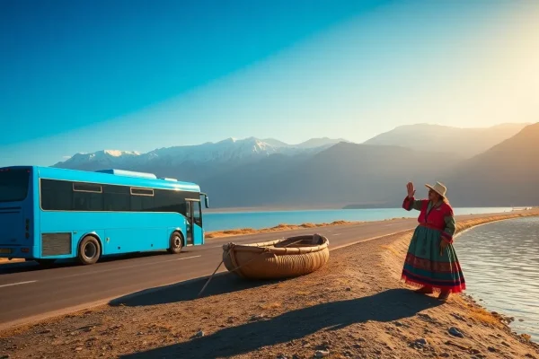 Featured image for Ruta de La Paz a Copacabana: bus, horarios y paradas – Guía Completa para un Viaje Inolvidable al Lago Titicaca — Lago Titicaca