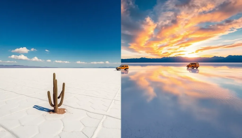 Featured image for Uyuni en época seca o lluviosa: diferencias importantes: Guía Definitiva para Planificar tu Viaje al Salar — Fotografía