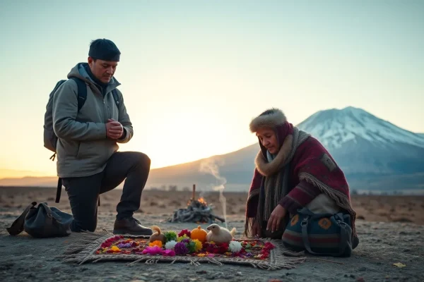Featured image for Rituales andinos para viajeros: ch'alla, ofrendas a la Pachamama y participación respetuosa – Guía esencial para conectar con la cosmovisión ancestral — Cultura