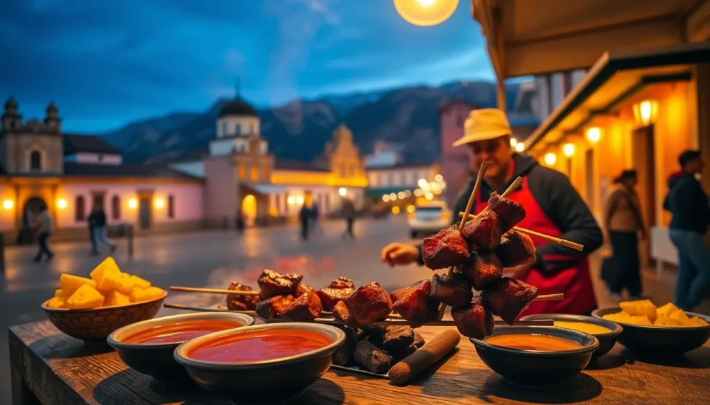 Featured image for Anticuchos bolivianos: historia, tipos de carne y puestos callejeros recomendados – Guía definitiva del manjar callejero de Bolivia — Gastronomía